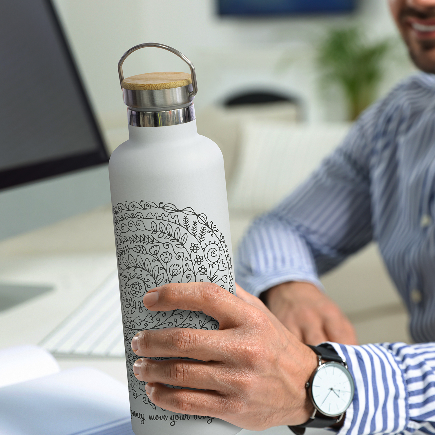 Nomad Deco Vacuum Bottle - 1L - Image 7