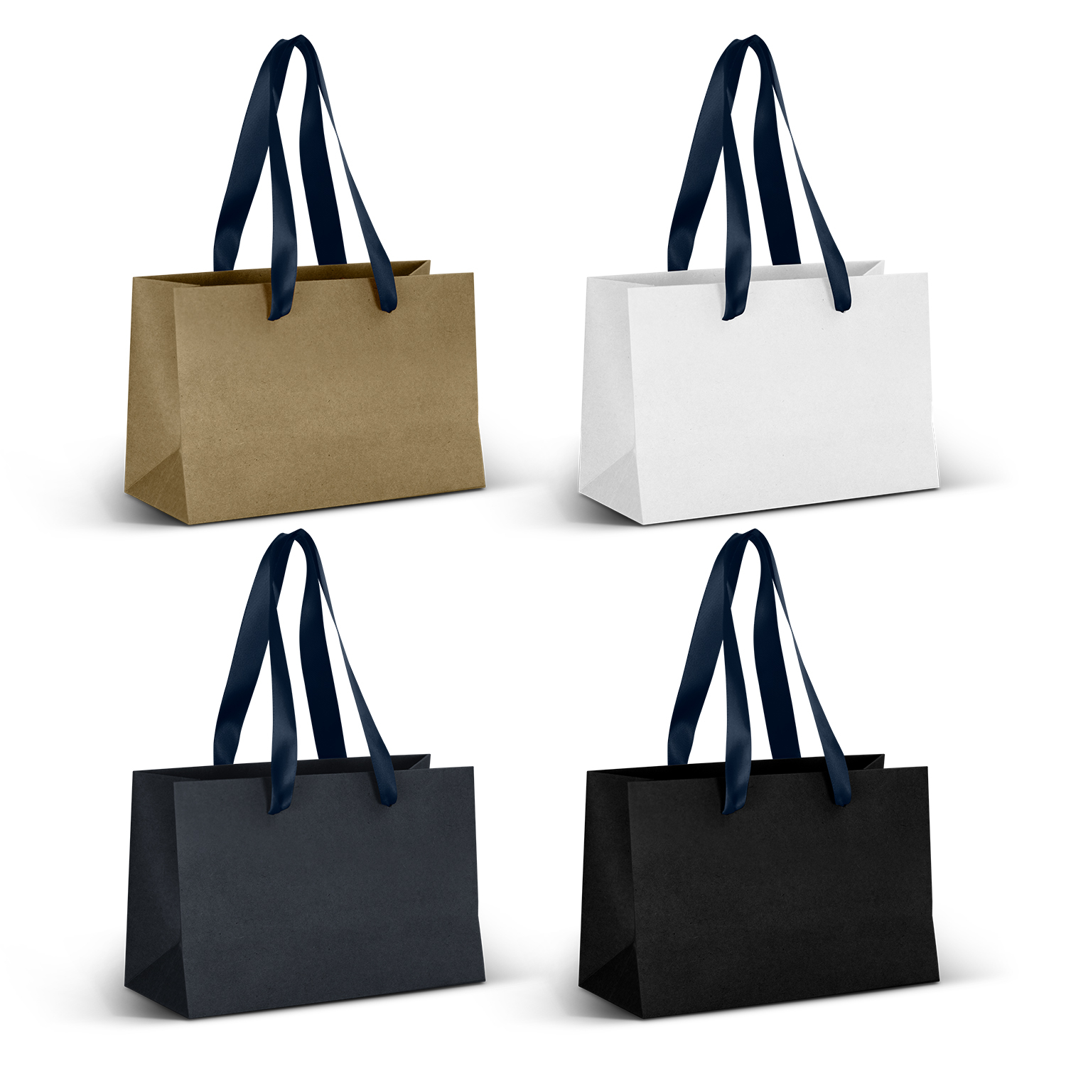 Small Ribbon Handle Paper Bag - Image 10