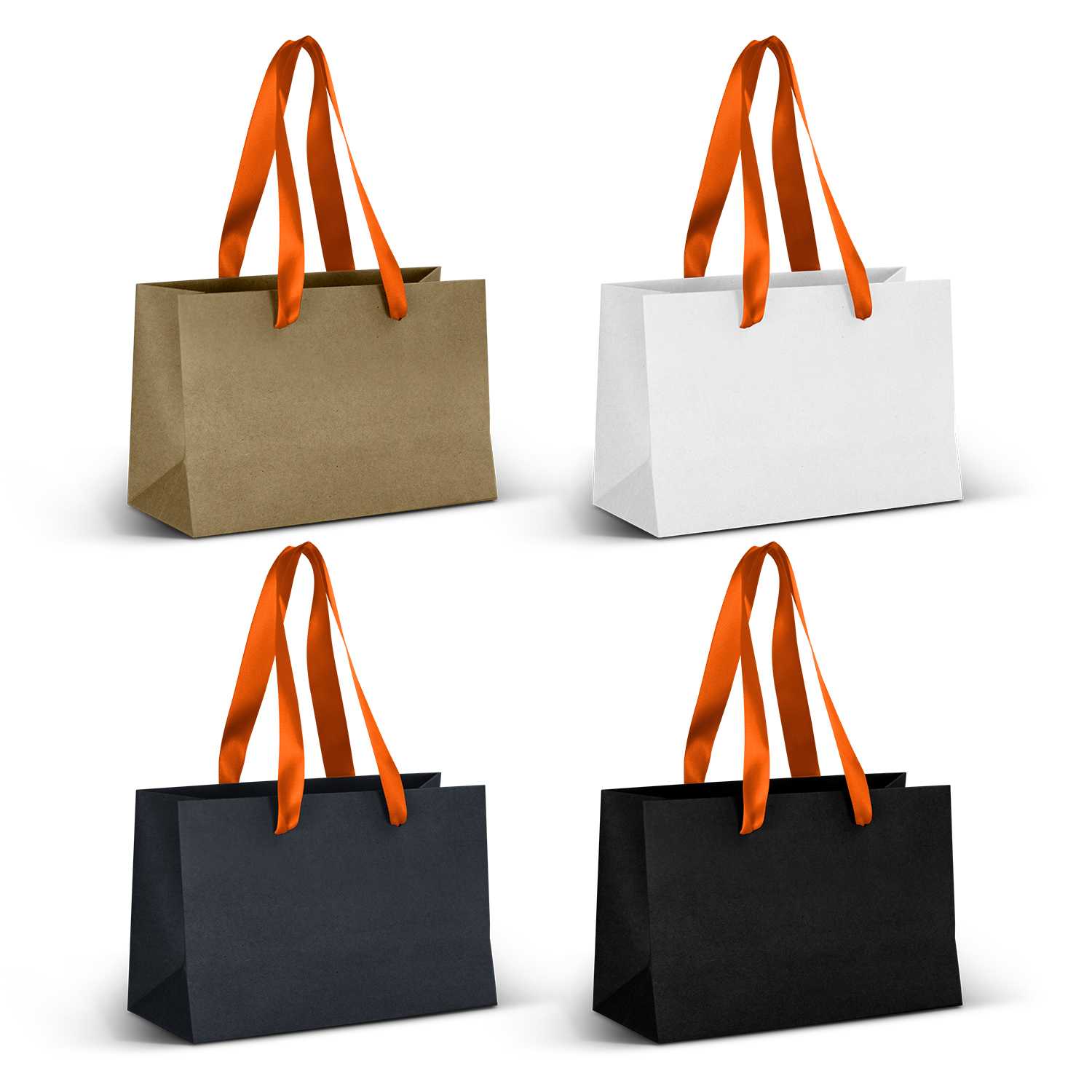 Small Ribbon Handle Paper Bag - Image 4