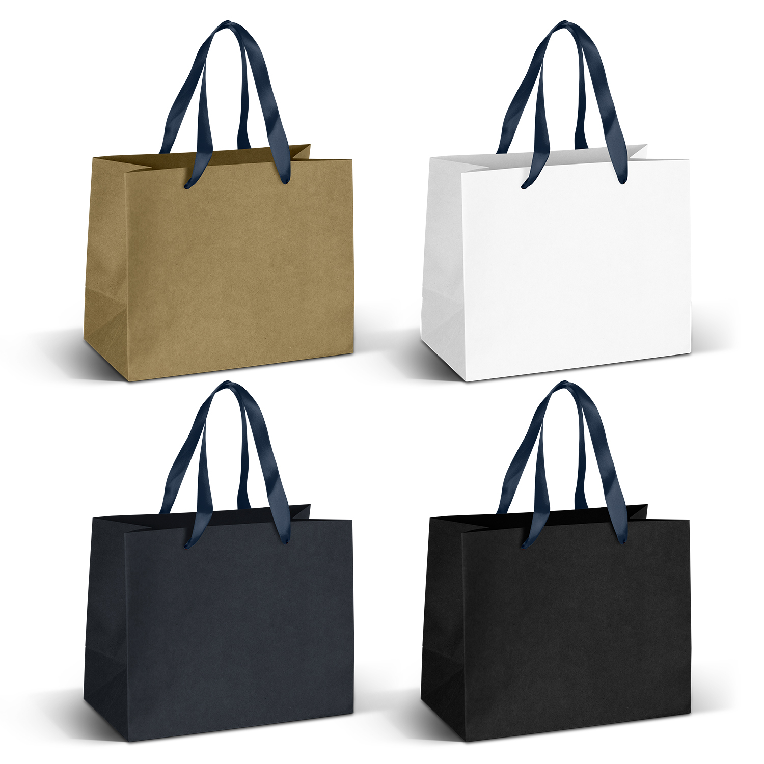 Medium Ribbon Handle Paper Bag - Image 10