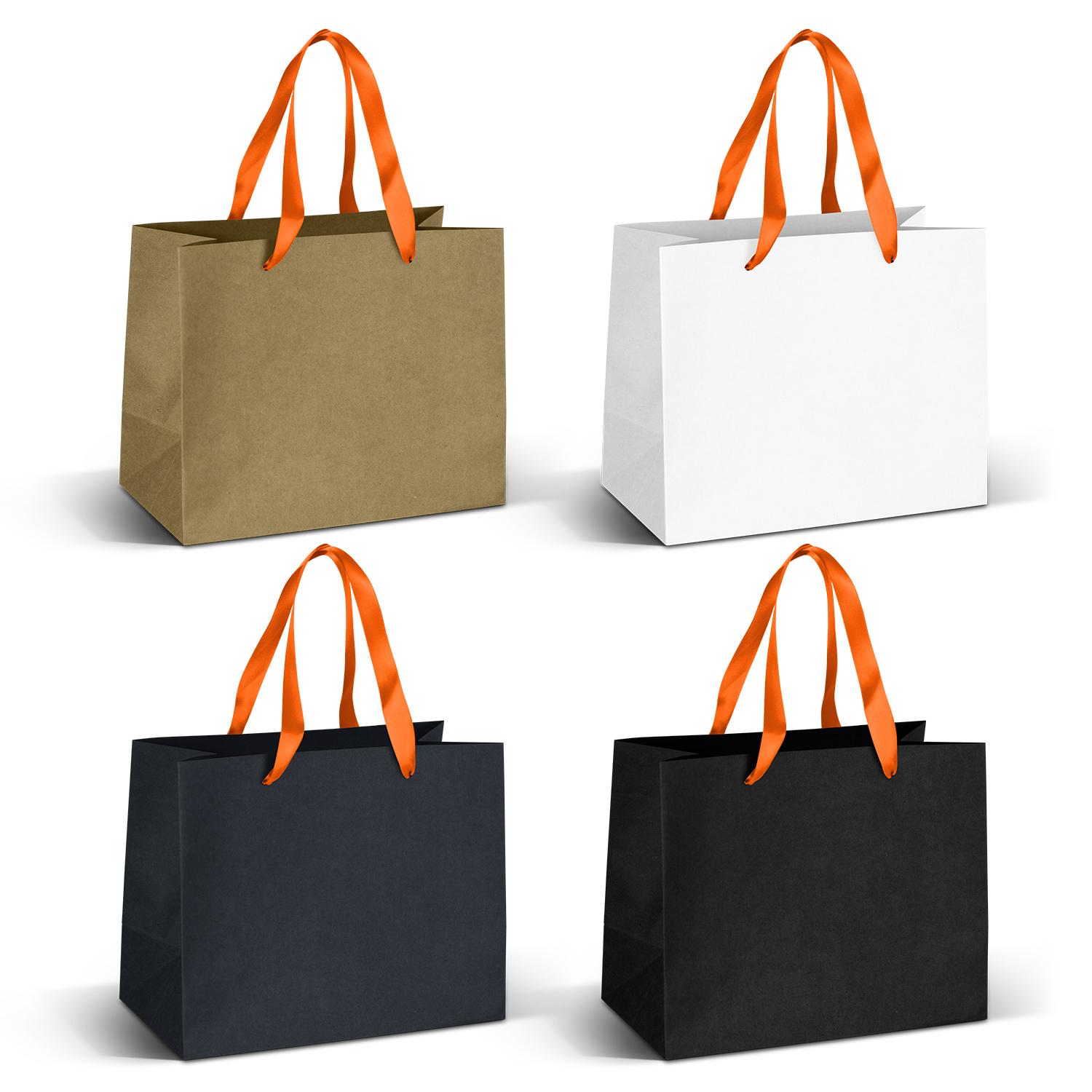 Medium Ribbon Handle Paper Bag - Image 4