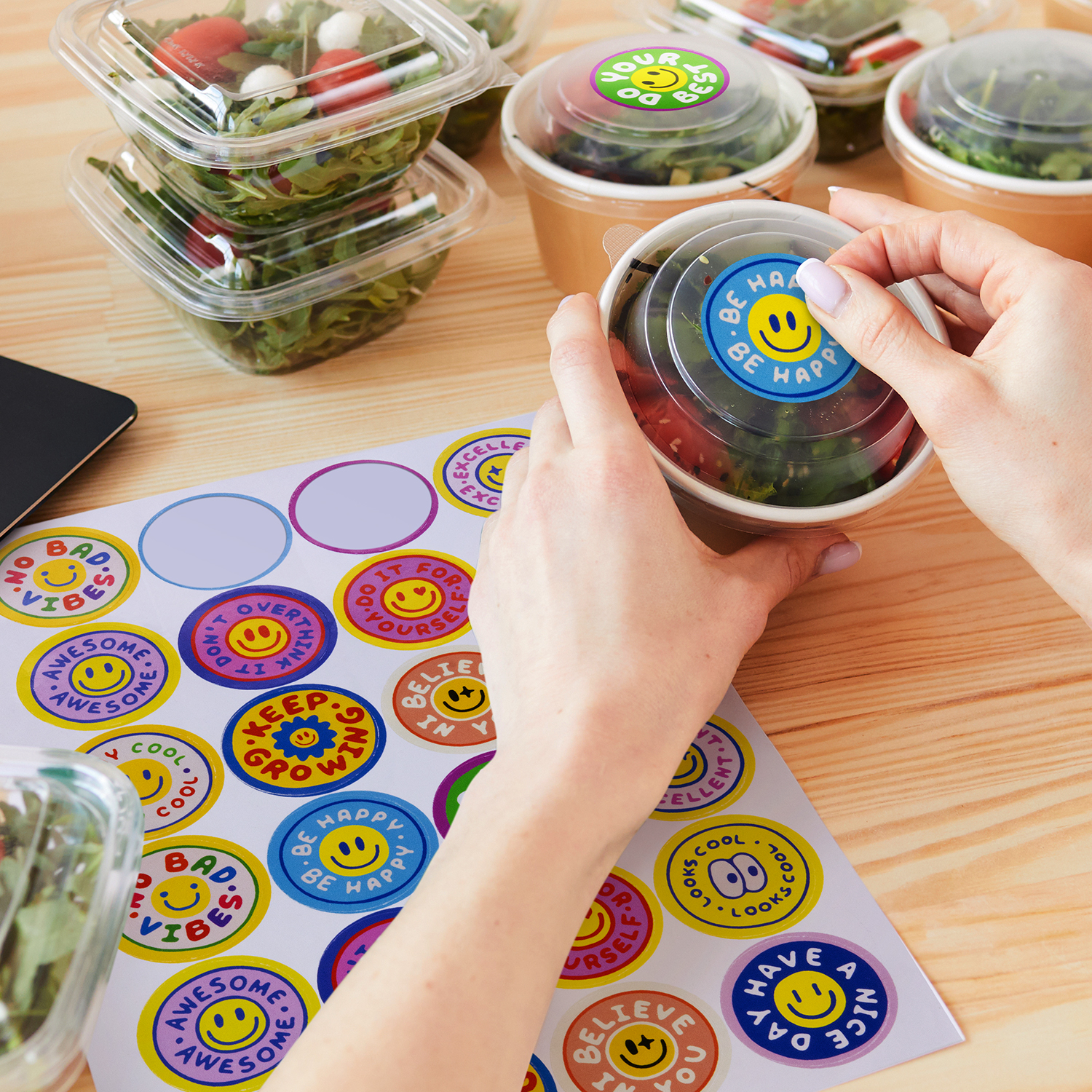 Sticker Sheet 44mm Circle - Gloss - Image 3
