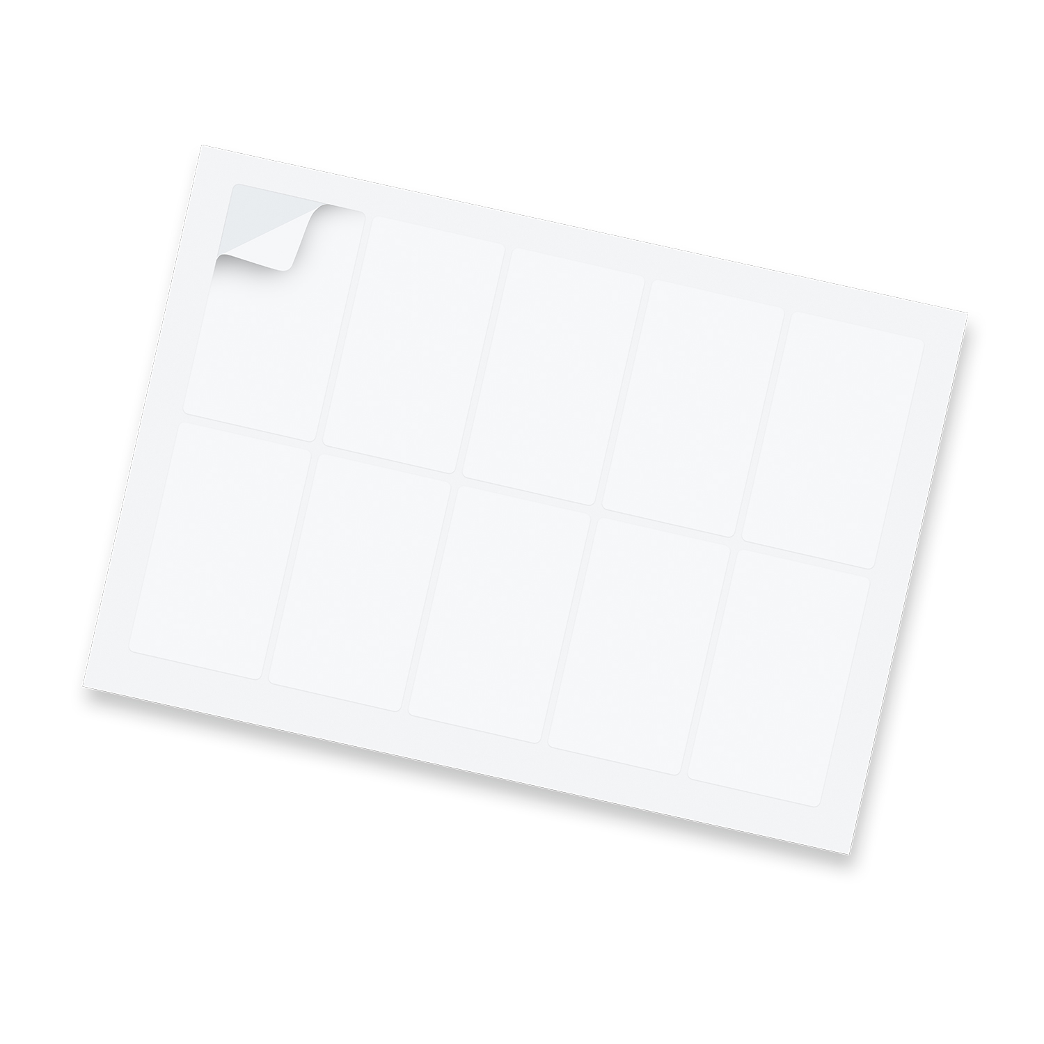 Sticker Sheet 88 x 50mm Rectangle - Gloss - Image 2