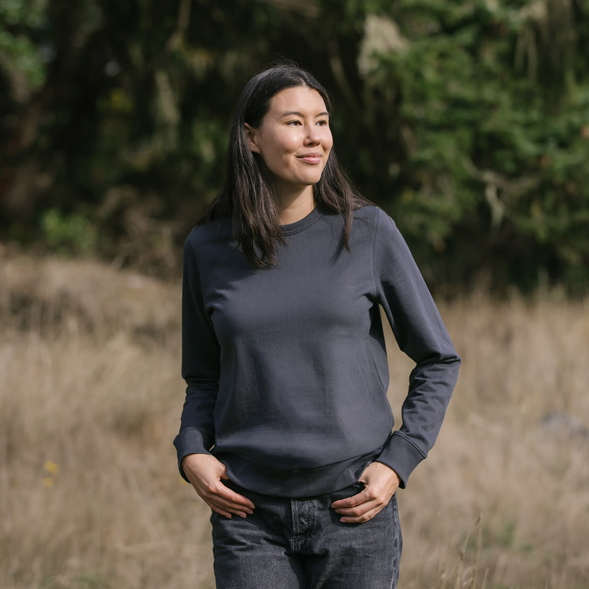 WOMEN'S STOCKTON FLEECE CREW NECK - Image 6