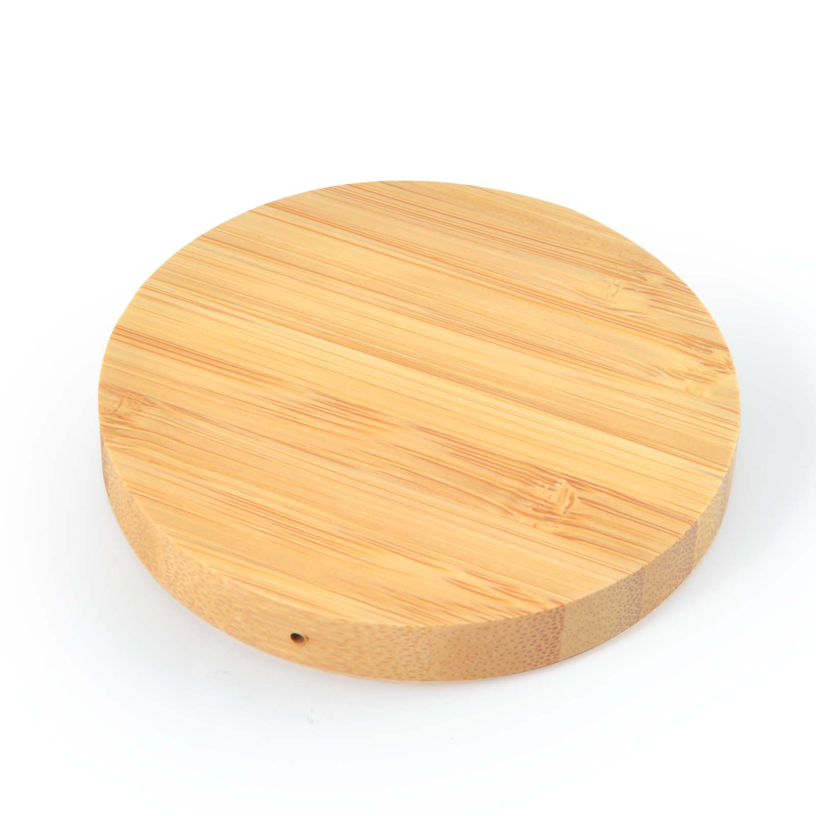 Arc Round Bamboo Wireless Charger - Image 2