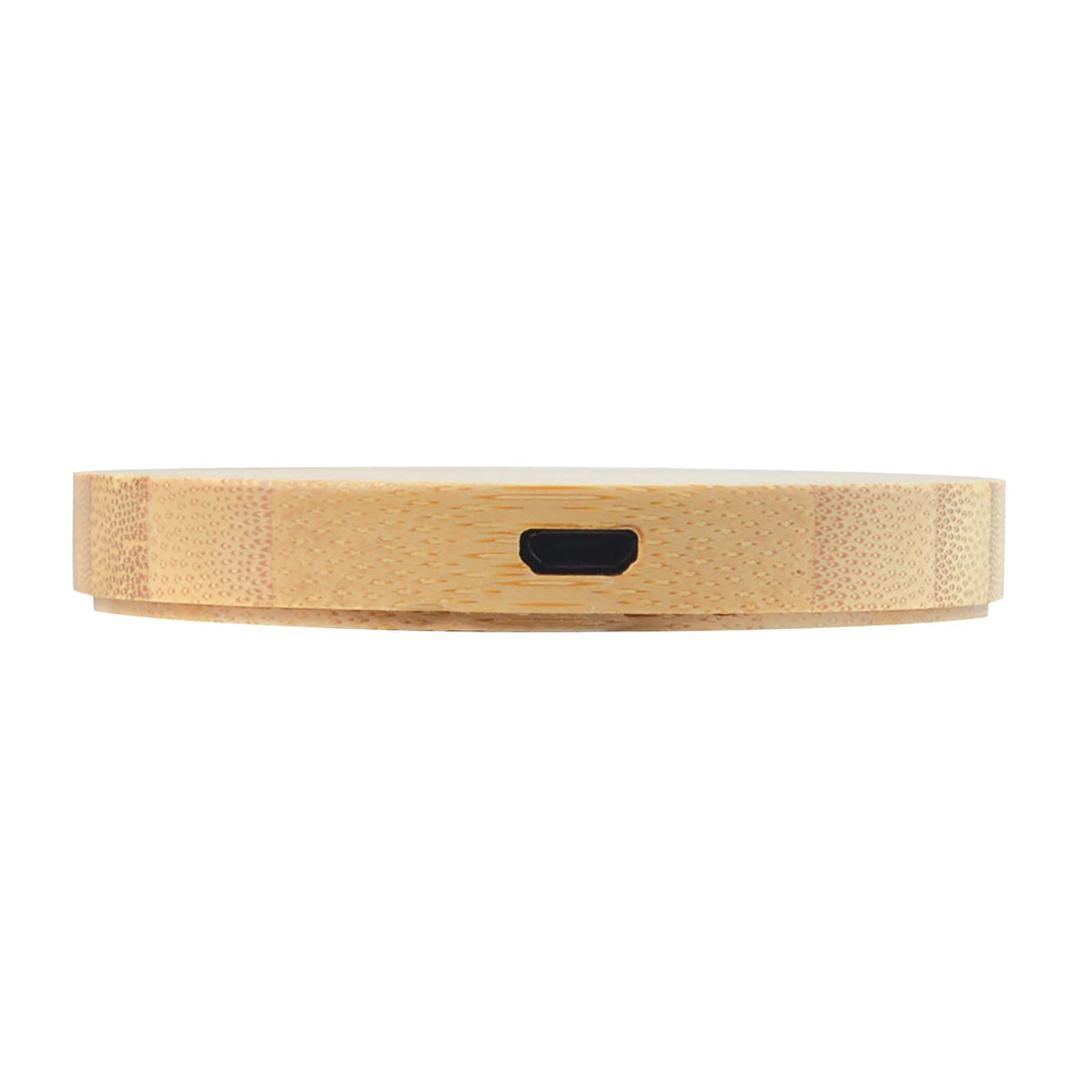 Arc Round Bamboo Wireless Charger - Image 4