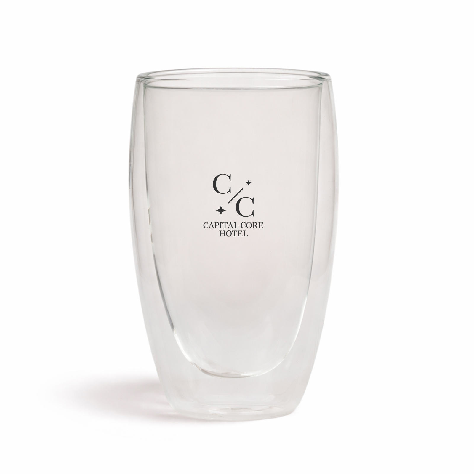 Sierra 450ml Double Wall Glass Cup - Image 5