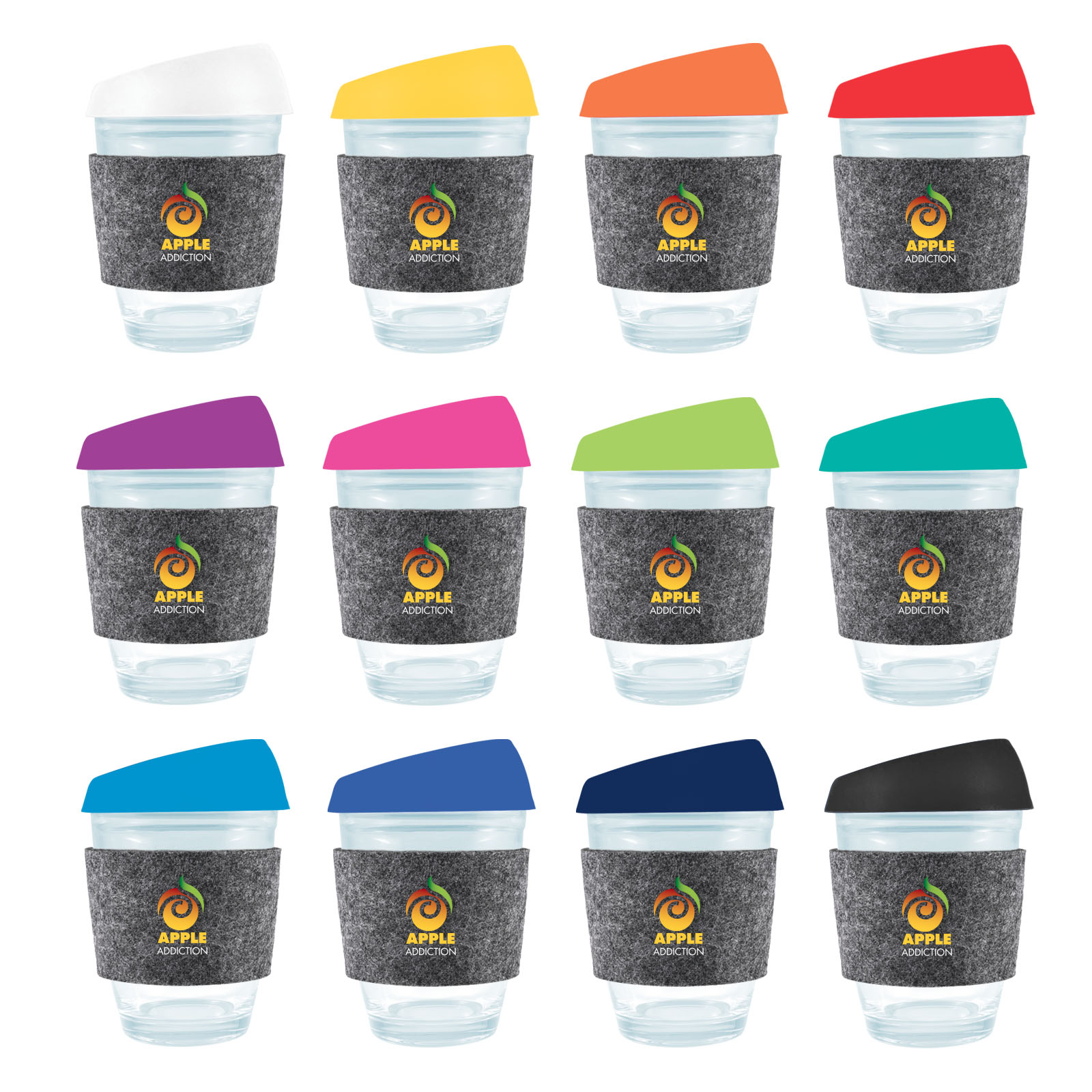 Vienna Coffee Cup / Silicone Lid / RPET Band - Image 14