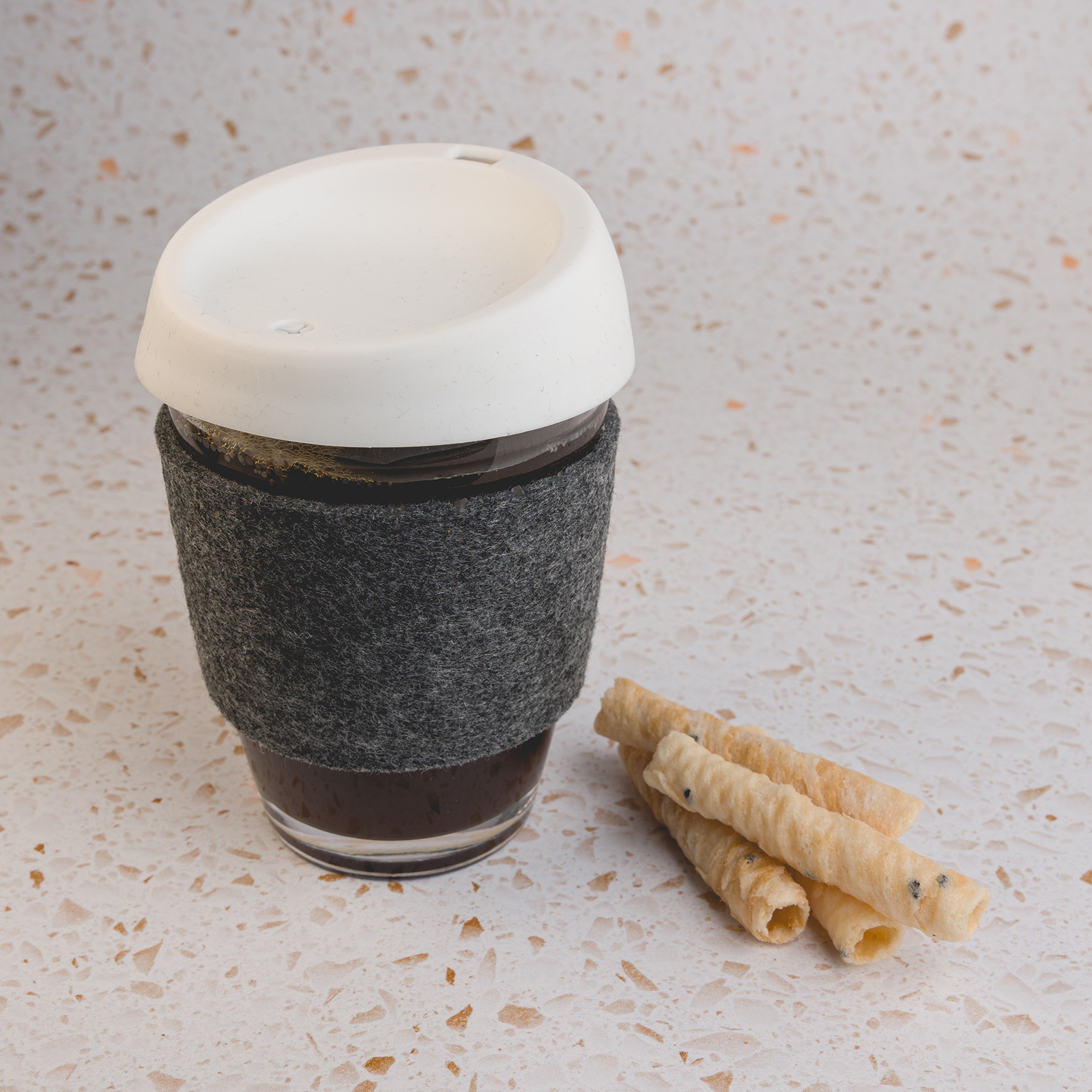 Vienna Coffee Cup / Silicone Lid / RPET Band - Image 21