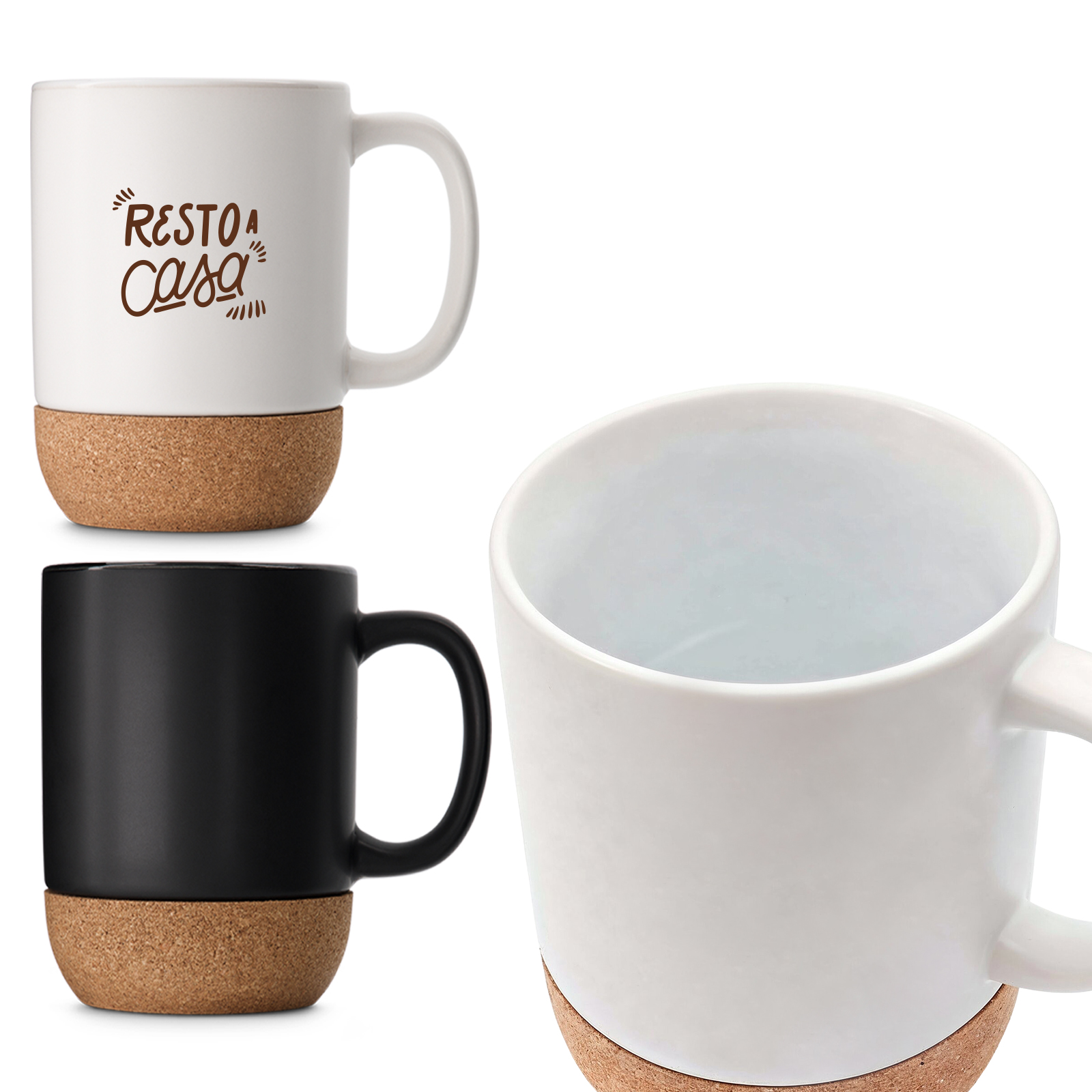Magnum Ceramic Mug / Cork Base
