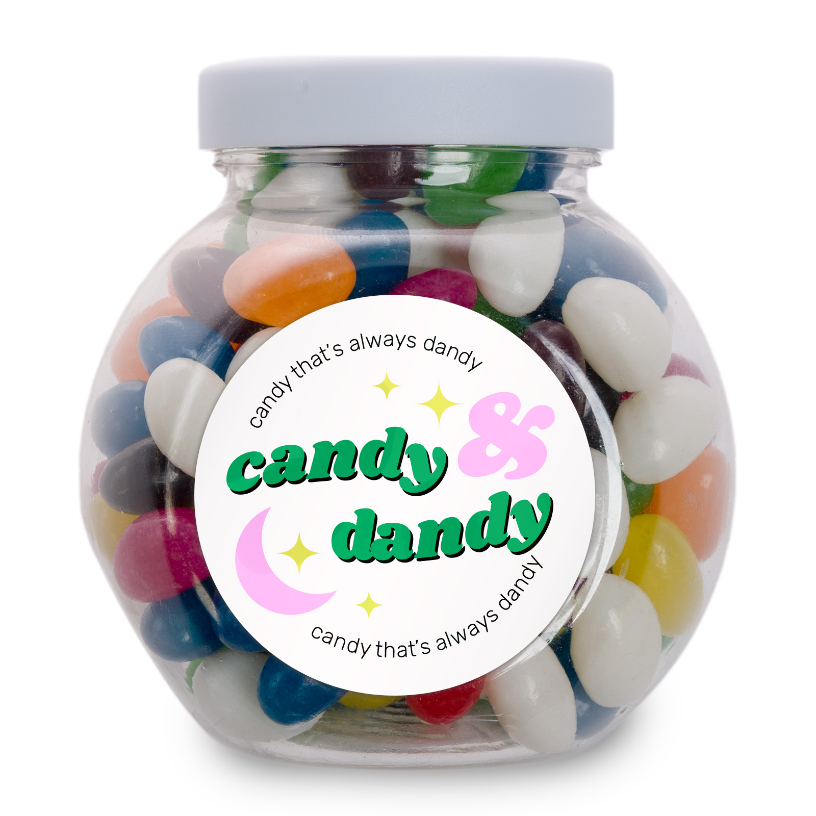 Assorted Colour Mini Jelly Beans in Container - Image 3