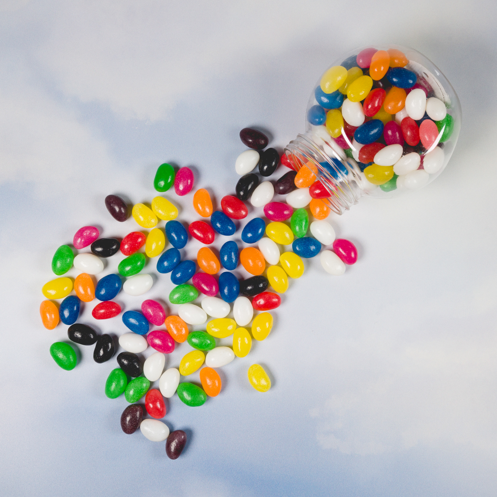 Assorted Colour Mini Jelly Beans in Container - Image 8