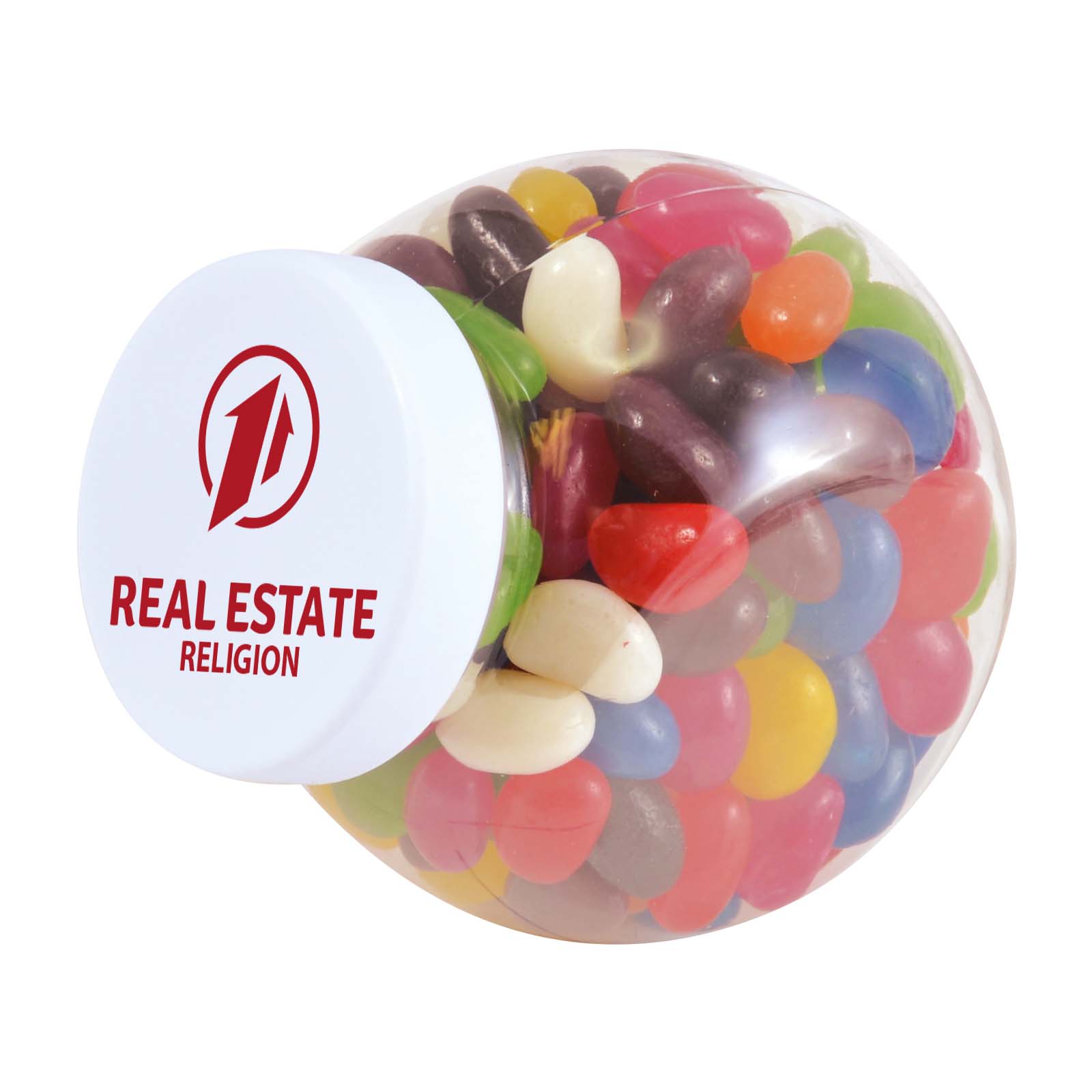 Assorted Colour Mini Jelly Beans in Container - Image 2