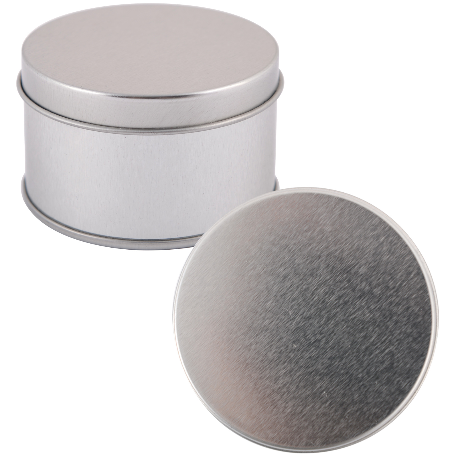 Silver Round Tin - Image 2