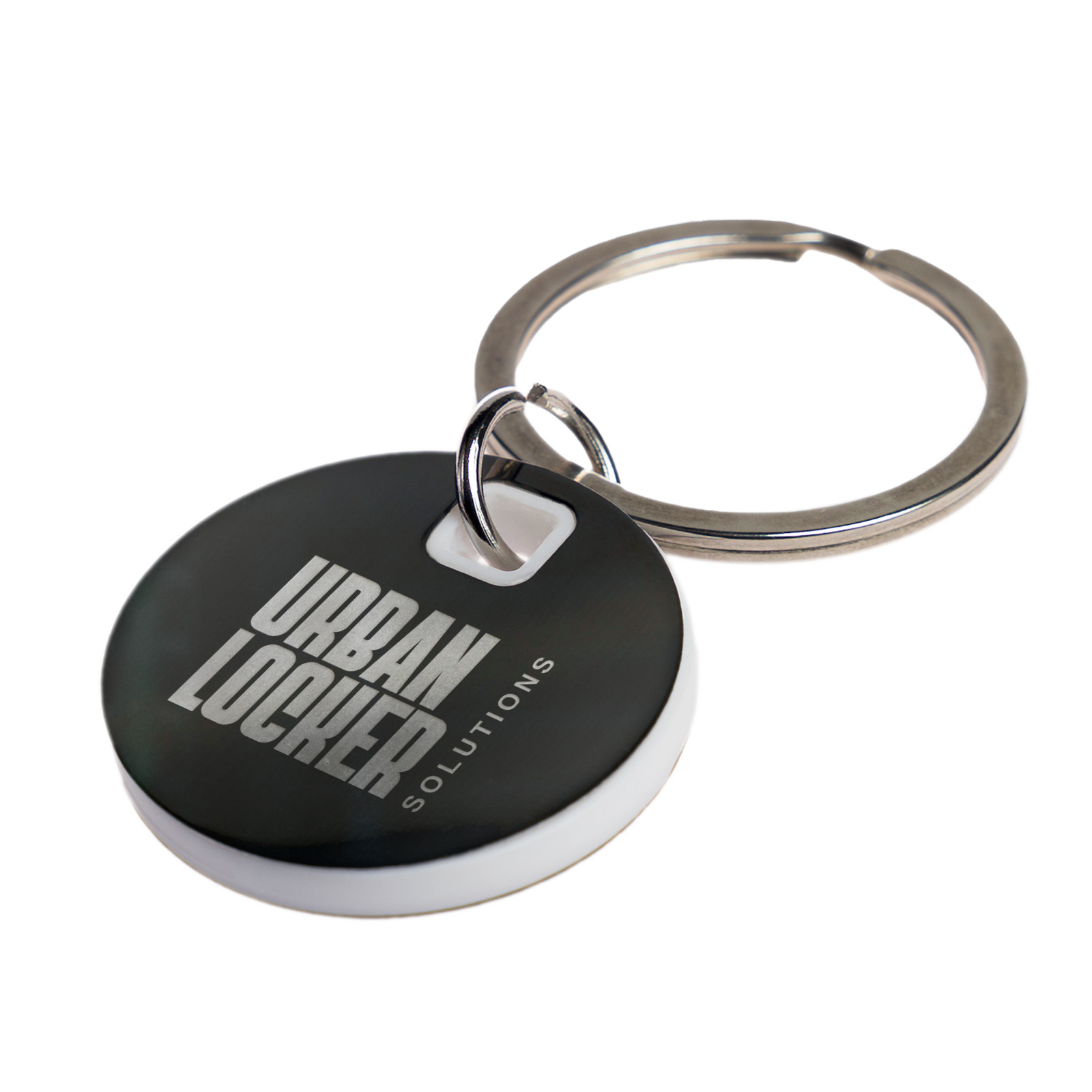 Circle Stainless Steel Keytag - Image 4