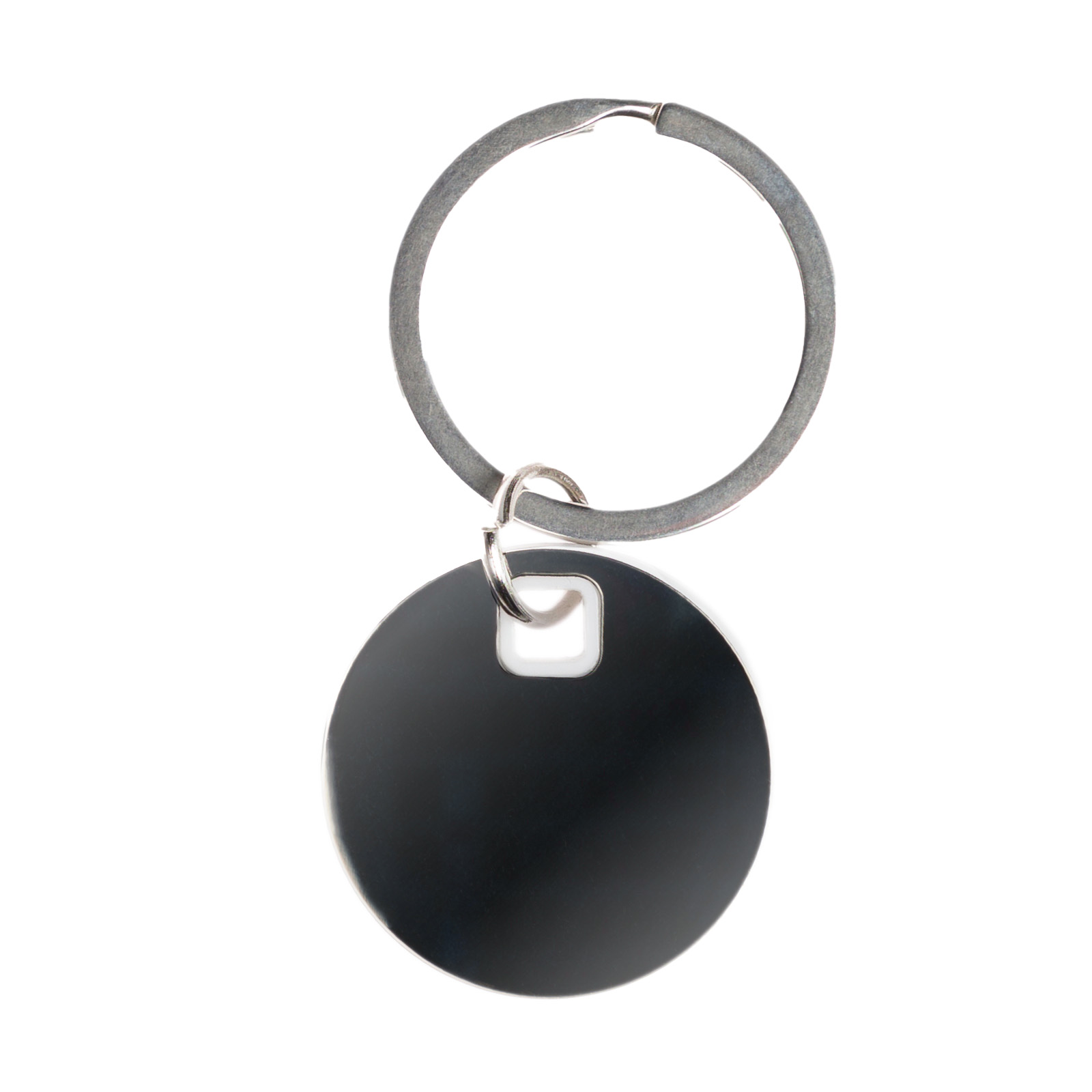 Circle Stainless Steel Keytag - Image 2