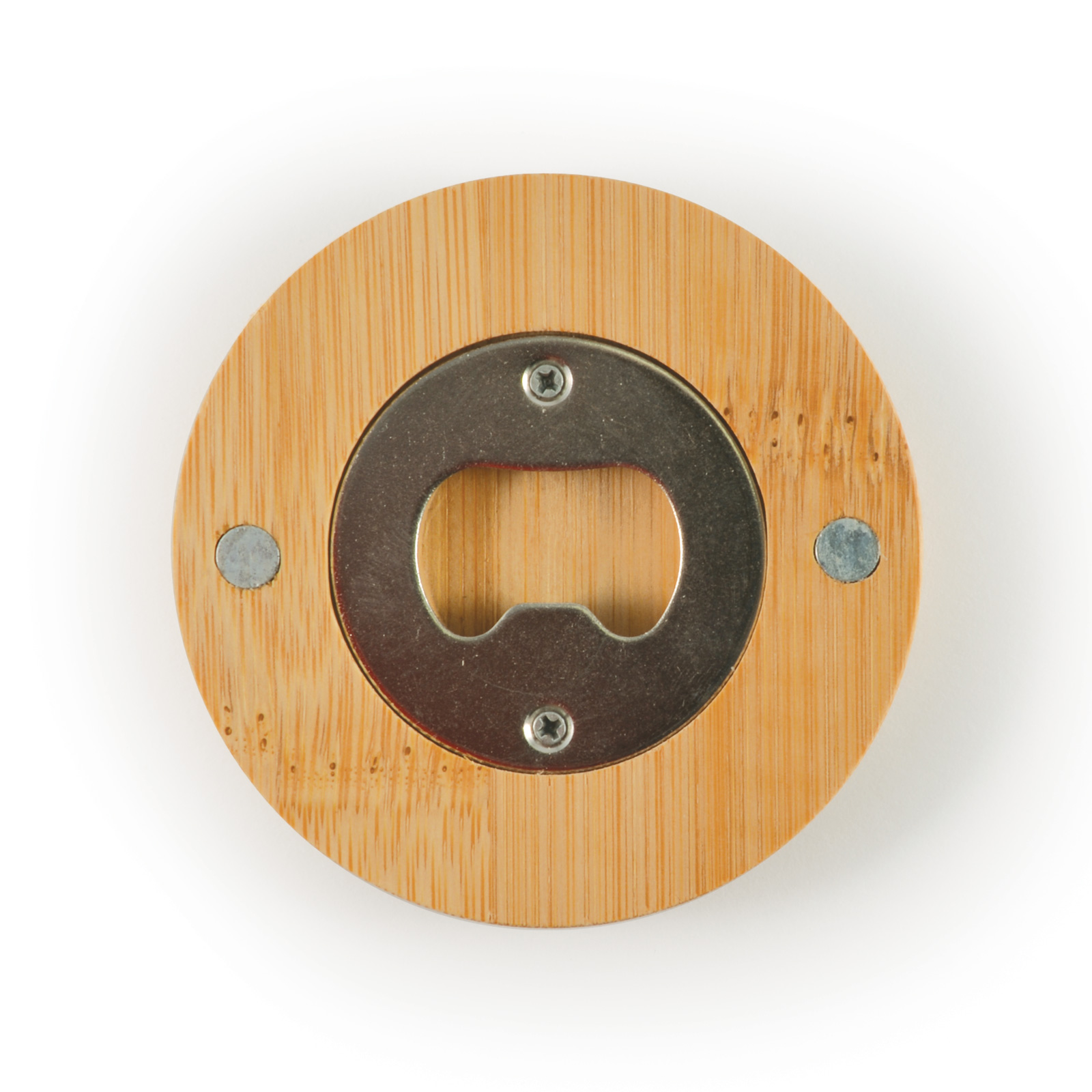 Discus Bamboo Bottle Opener Coaster - Image 7