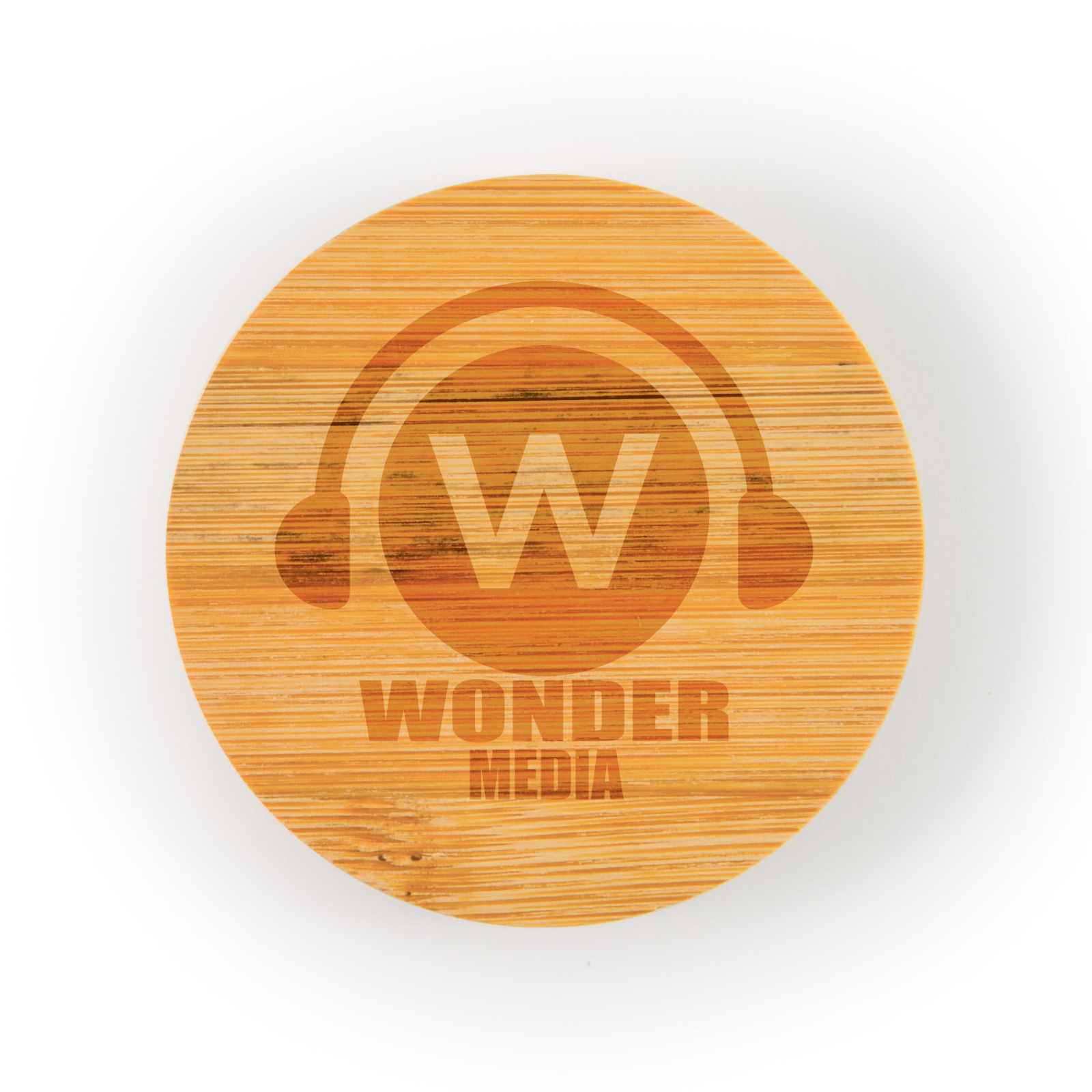 Discus Bamboo Bottle Opener Coaster - Image 6