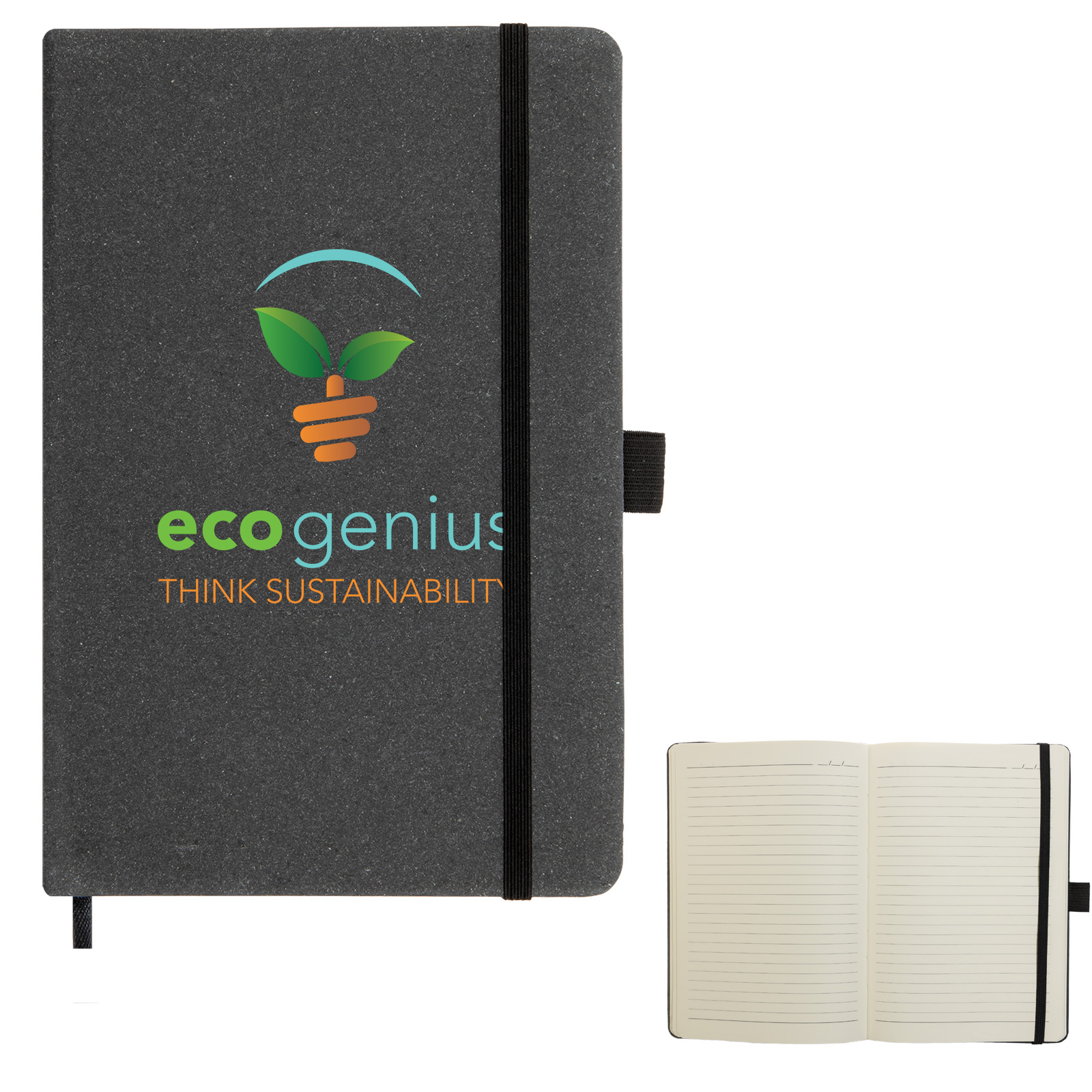 Astro Hard Cover Recycled Leather Notebook