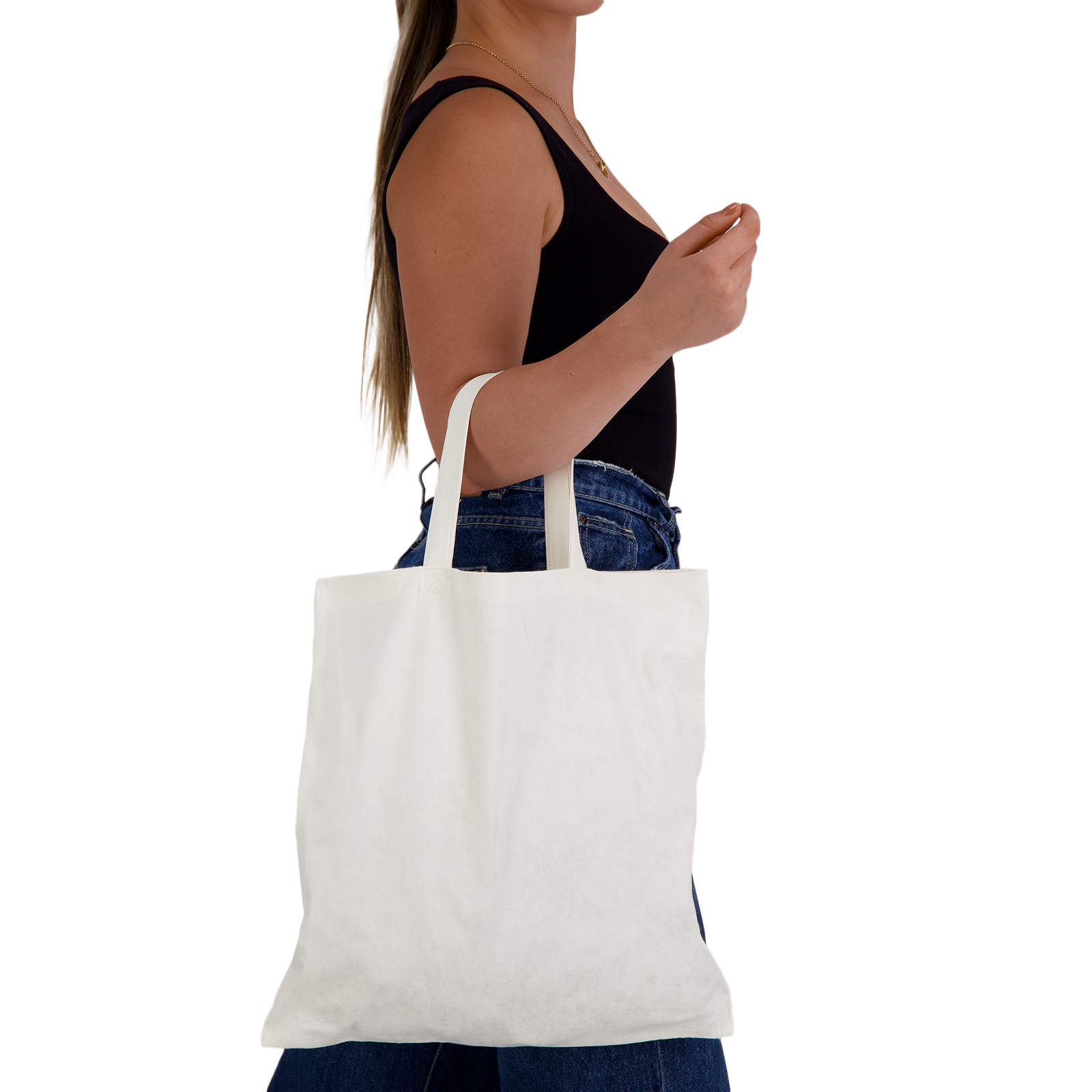 Short Handle Bamboo Bag - Image 6