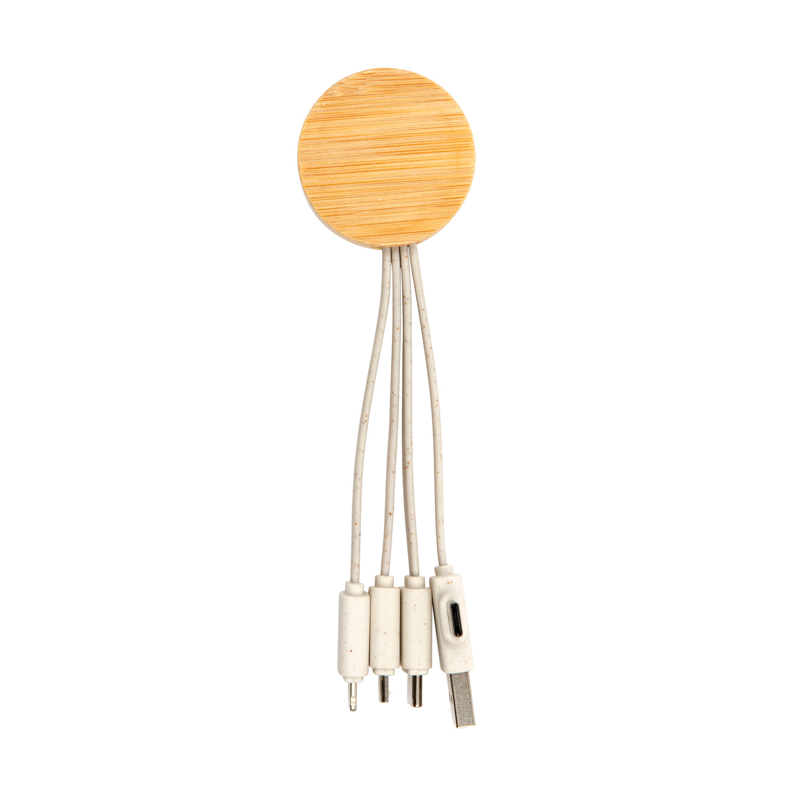 Sprite Round Bamboo Charging Cable - Image 2