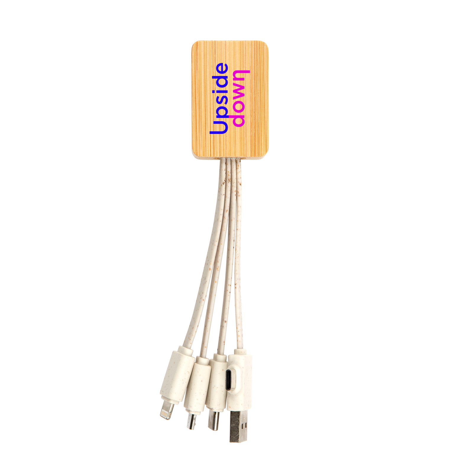 Sprite Square Bamboo Charging Cable - Image 7