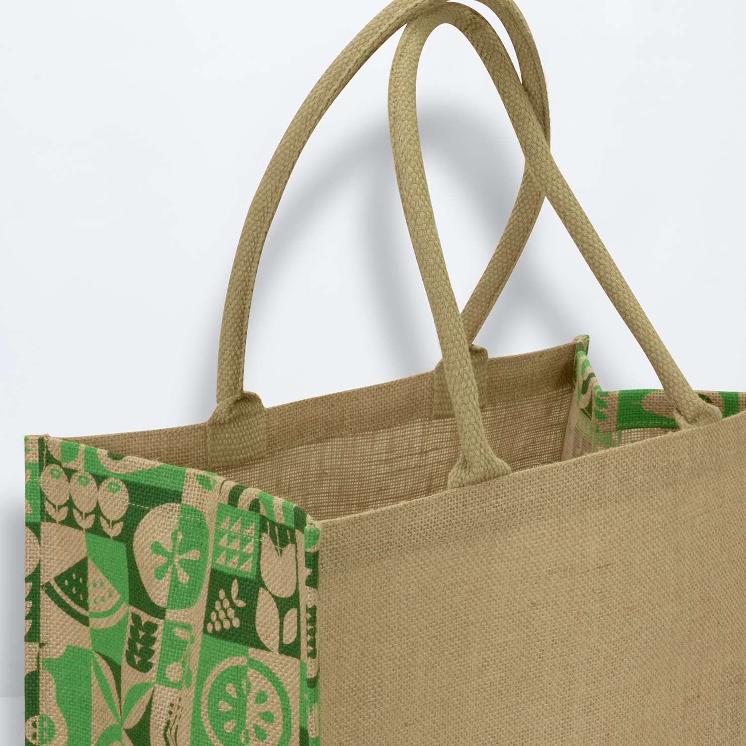 Torino Jute Tote Bag - Image 3