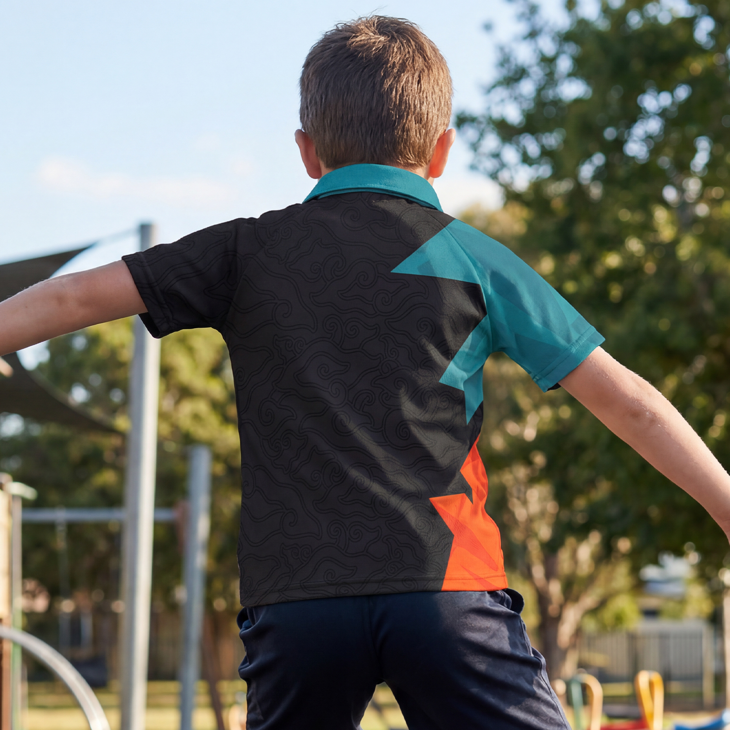Custom Youth Active Polo - Image 8