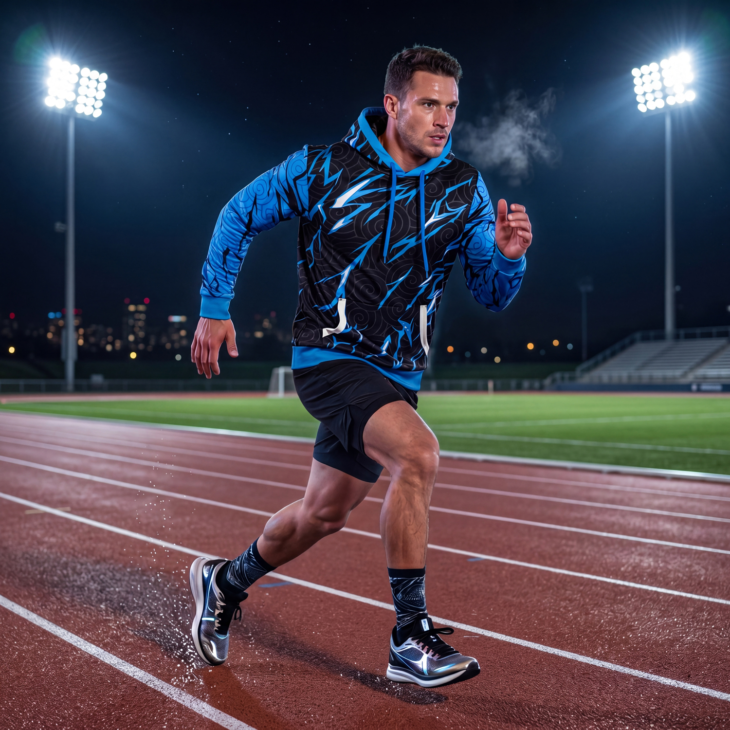 Custom Mens Active Hoodie - Image 7