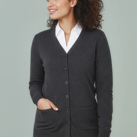 Button Front Womens Knit Cardigan