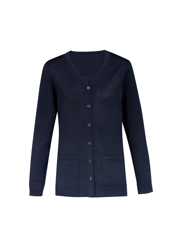 Button Front Womens Knit Cardigan - Image 2