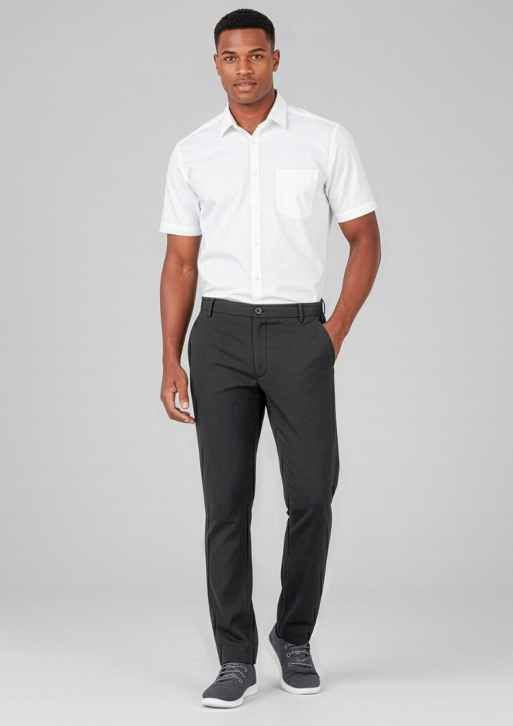 Comfort Waist Mens Flat Front Pant - Image 6