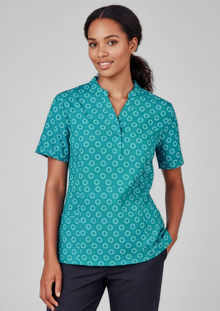 Florence Womens Daisy Print Tunic - Image 2