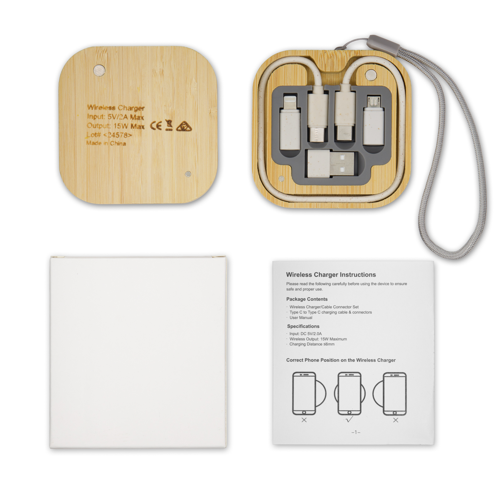 Reveal Square Wireless Charger Set - Image 6